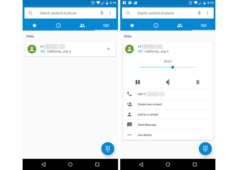 Android M Feature: Voicemail Tab in Dialer App, Listen to Your