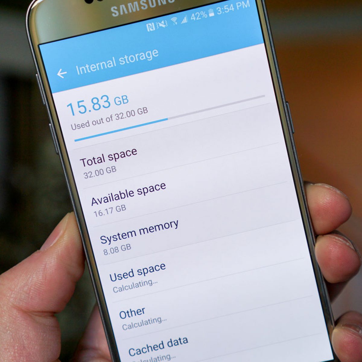 Samsung Galaxy S7 Память