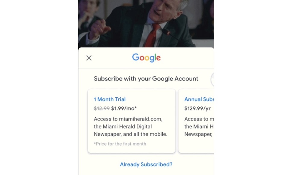subscribe with google news