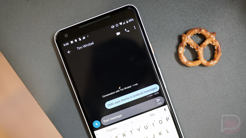 Android Messages Gets Dark Mode, Revamped Interface, and Smart Reply Feature