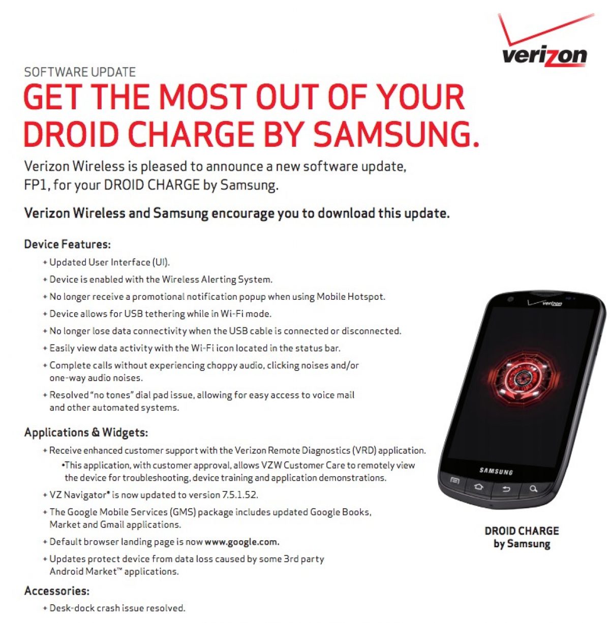 DROID Charge Update Incoming - Verizon's Remote Diagnostics Tool