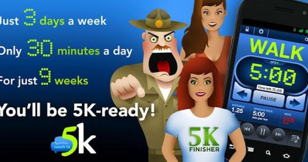 Couch To 5K App Comes To Android   Couch To 5k 600x315 Cropped 