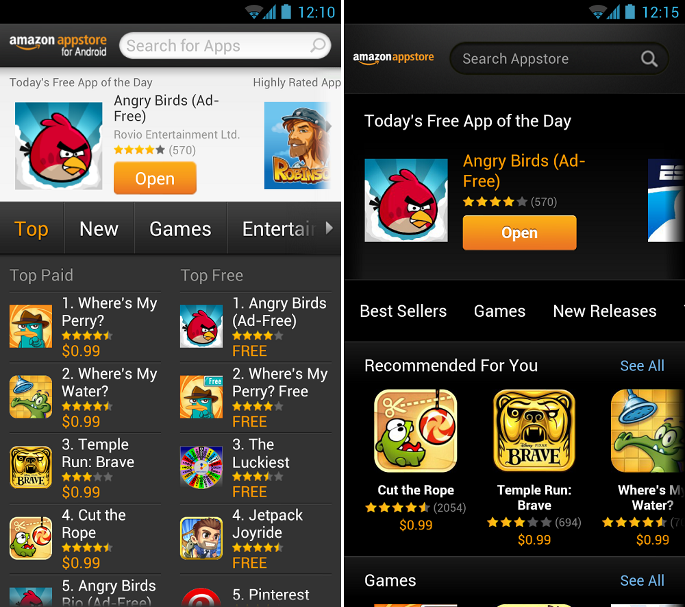 Amazon Appstore Updated International Users Supported And New User