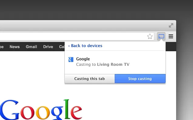 Google Cast Chrome Extension