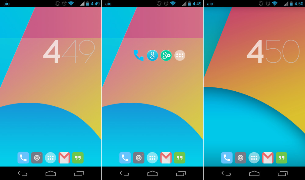 android kitkat icons