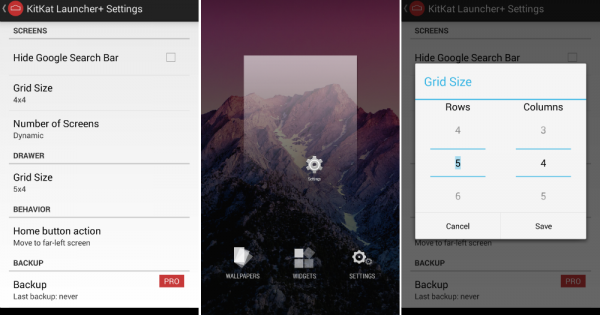 Kitkat Launcher Experience Launcher With Customizable Options And