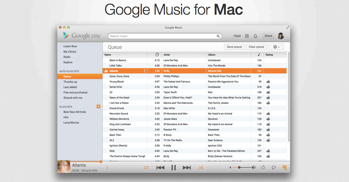 google music for mac