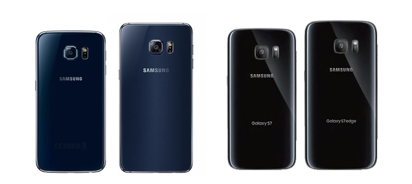 Here is the Back View of the Galaxy S7 and Galaxy S7 Edge