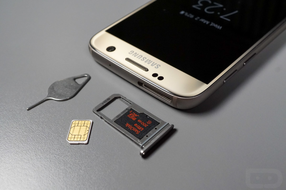 SIM MicroSD Card in Your S7 or Galaxy Edge