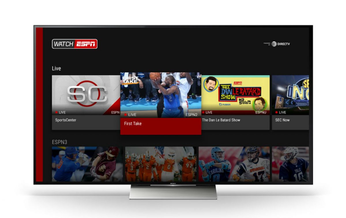 WatchESPN Streaming Hits Android TV Through ESPN App