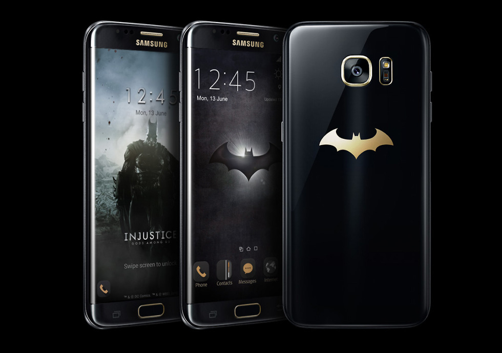 Here is the Batman Galaxy S7 Edge, and OMG It's Hot