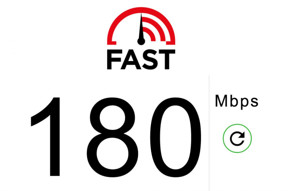 Fast com. 180/180 (Mbps).