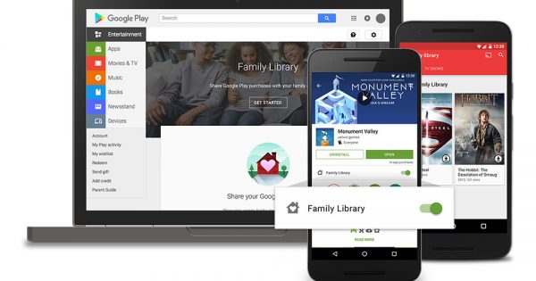 Google Play Family Library Lets You Share Apps, Games, and More