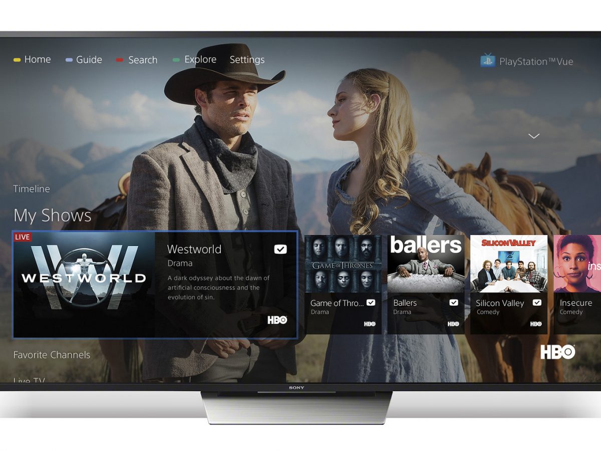 Playstation vue shop hbo go