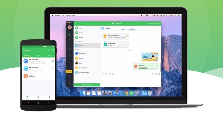 airdroid group messaging