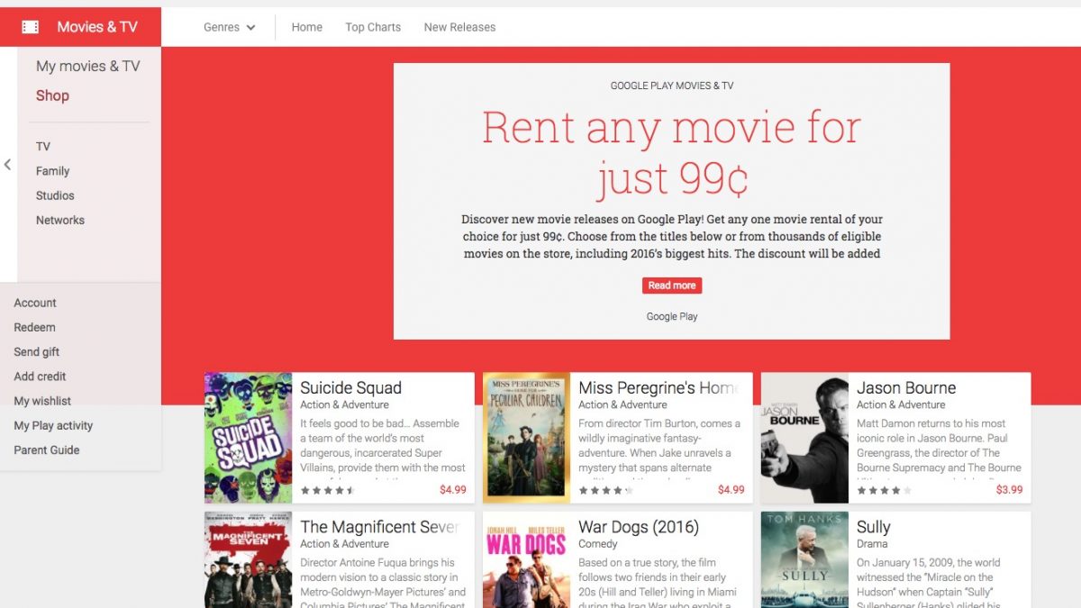 Video: Rent Any Movie for $0.99!