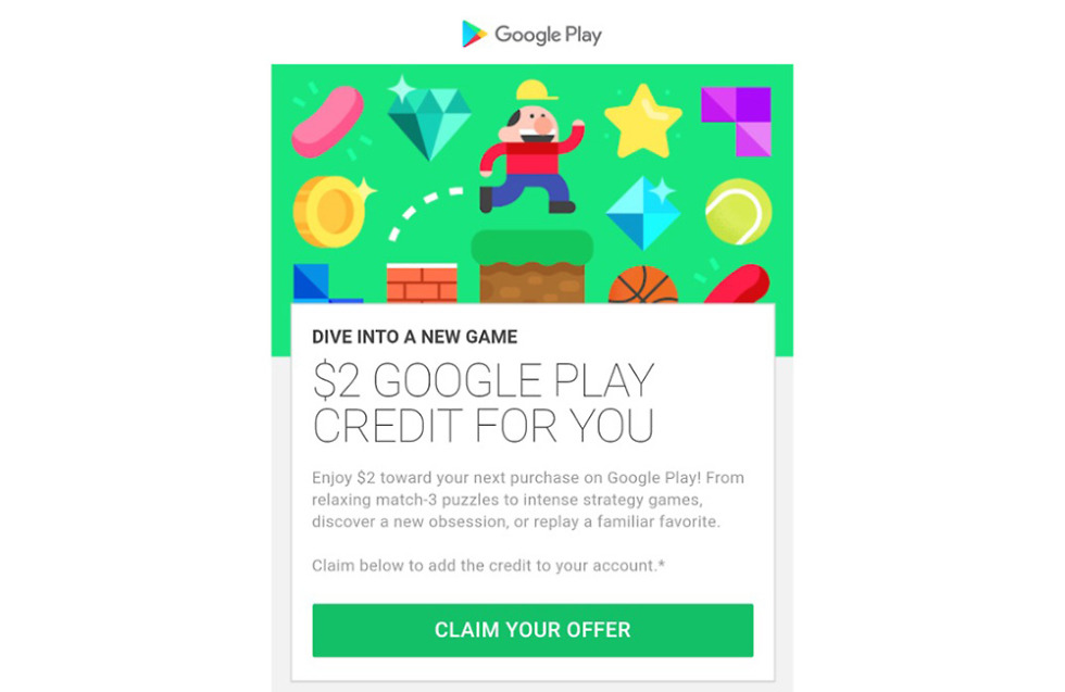 Google Is Handing Out Free 2 Google Play Credits Right Now - how to use roblox credit on app