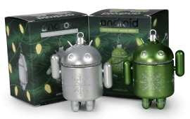 Android Mini Christmas Ornaments