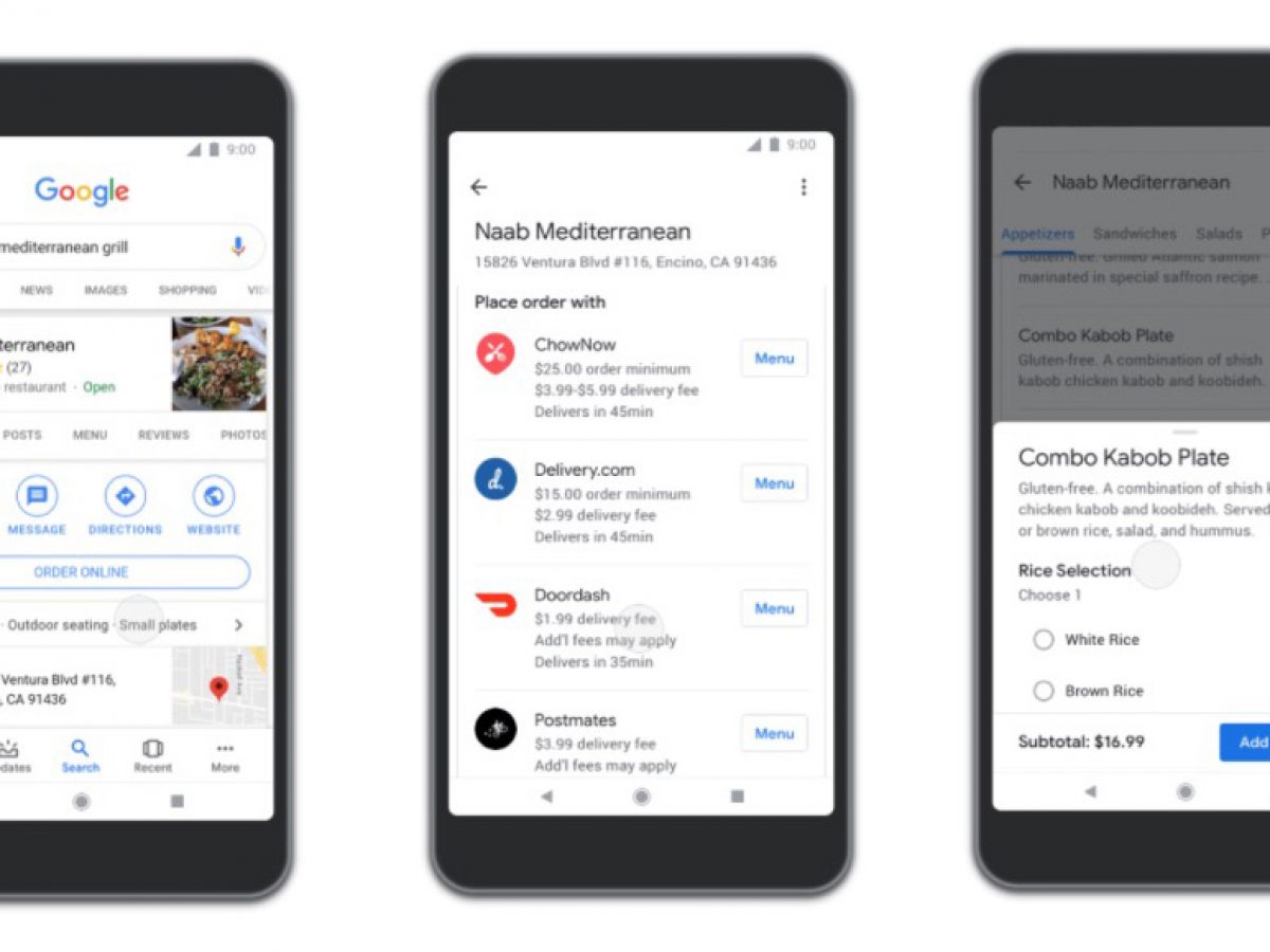 Google Food Ordering For Restaurants - Delivery & Takeout