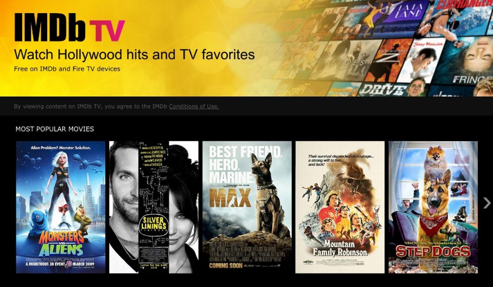 IMDb TV is adding almost 50 titles today (December 1)