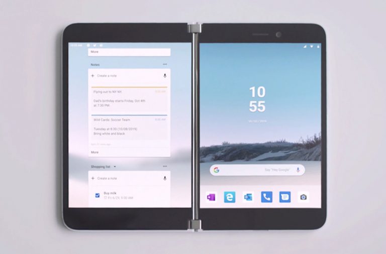 Microsoft Just Announced a Dual-Screen, Folding Phone That Runs Android ...