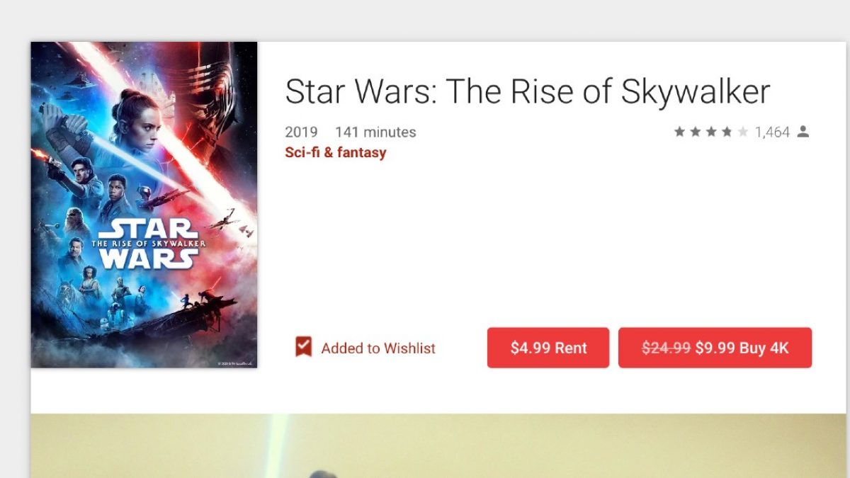 Rise of Skywalker on Rotten Tomatoes as of a few minutes ago - so