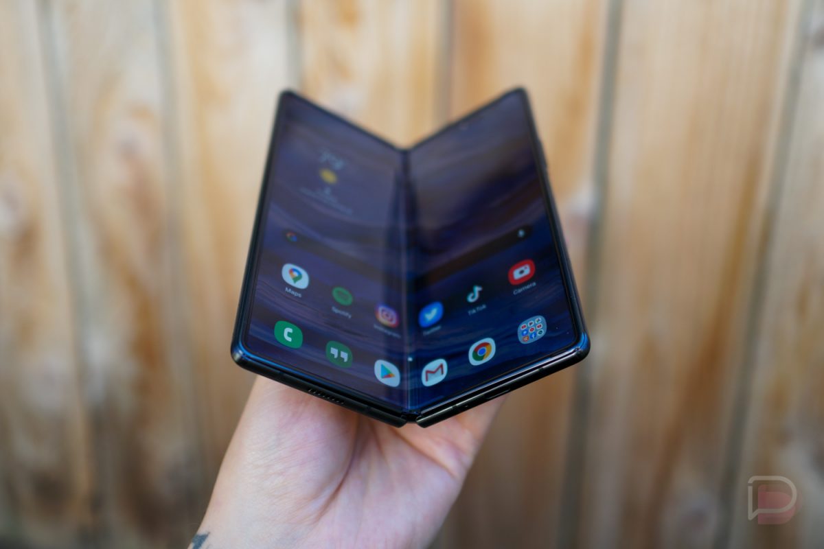 Обои galaxy fold z