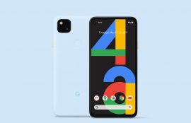 Google Pixel 4a Barely Blue