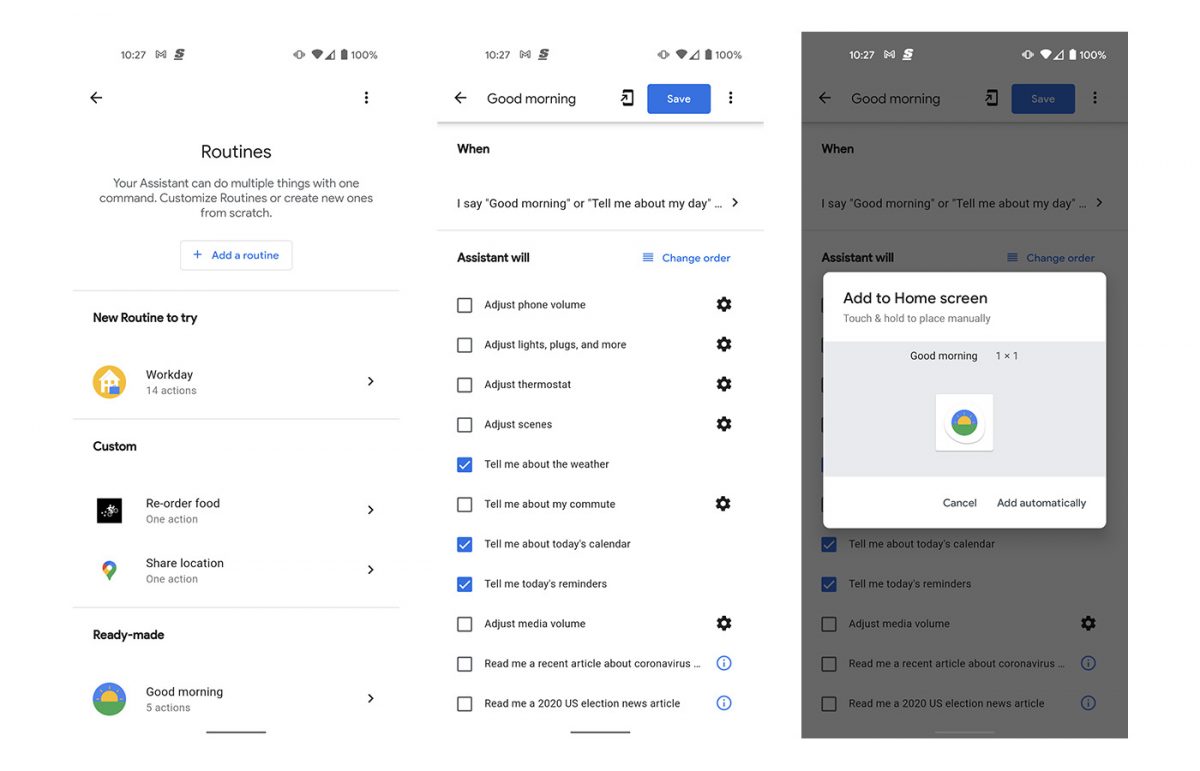 How to Use Google Assistant's Sweet New Routines Shortcuts