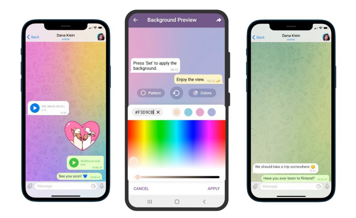 Telegram Update Adds Super Hot Animated Backgrounds, Group Call