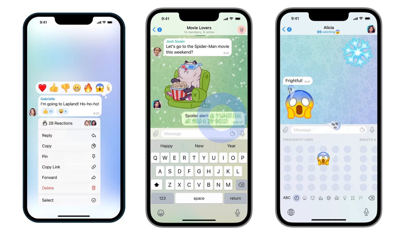 Telegram Adds Message Reactions, Stops Your Buddy From Spoiling Spider-Man
