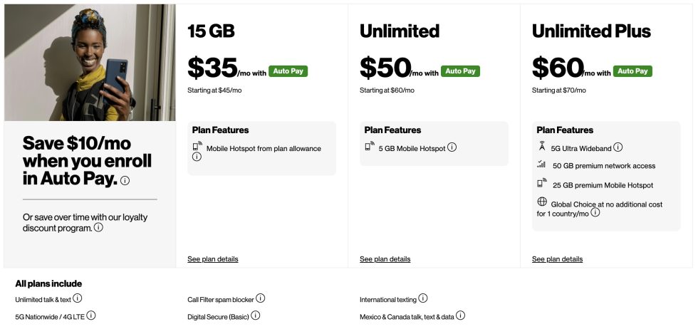 Verizon Updates Prepaid Plans By Lowering Prices