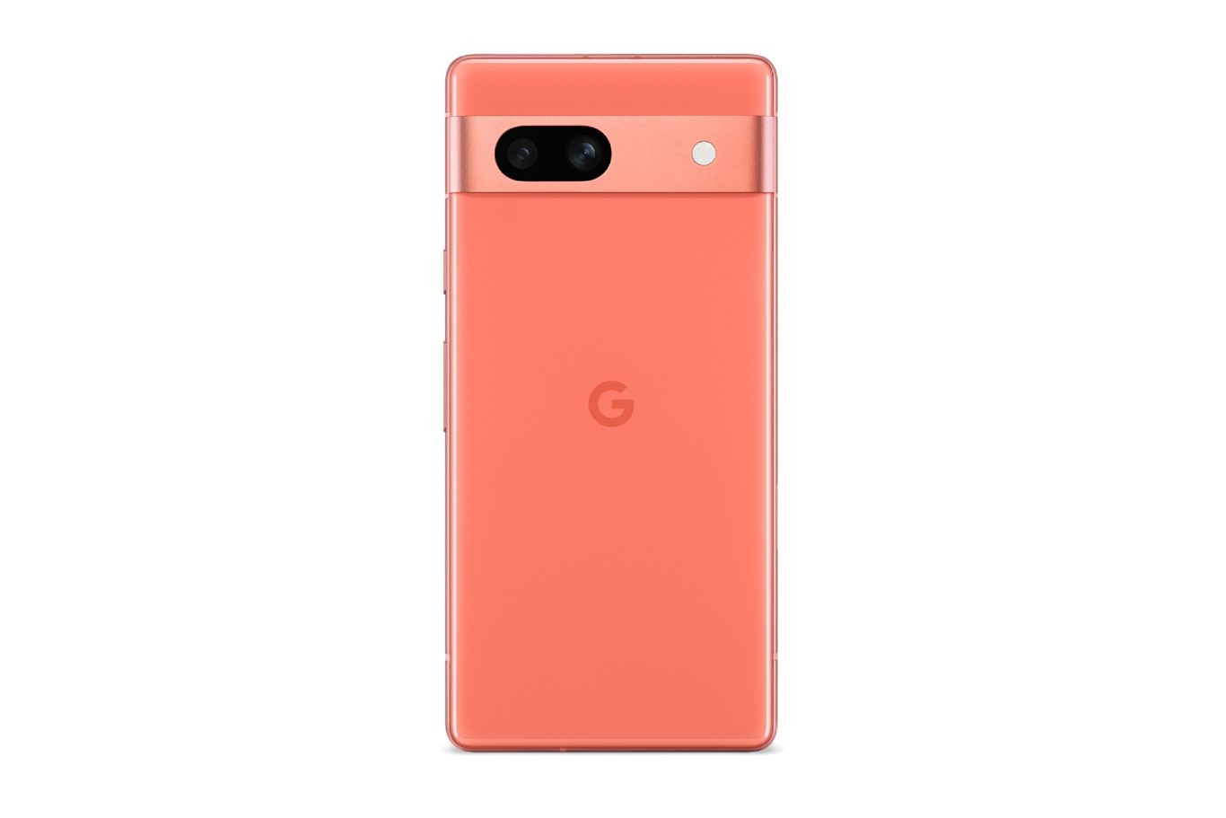 The Pixel 7a in Coral Looks Cute