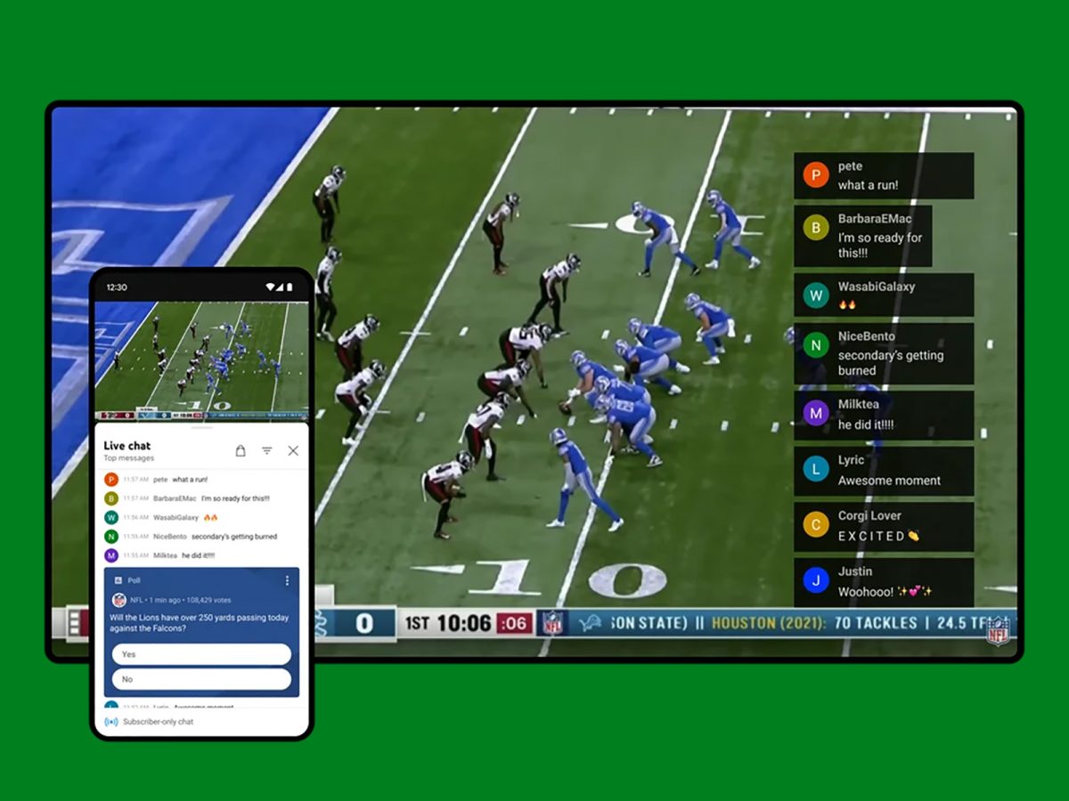 YouTube's NFL Sunday Ticket Gets 6 Sweet Features Before Kickoff