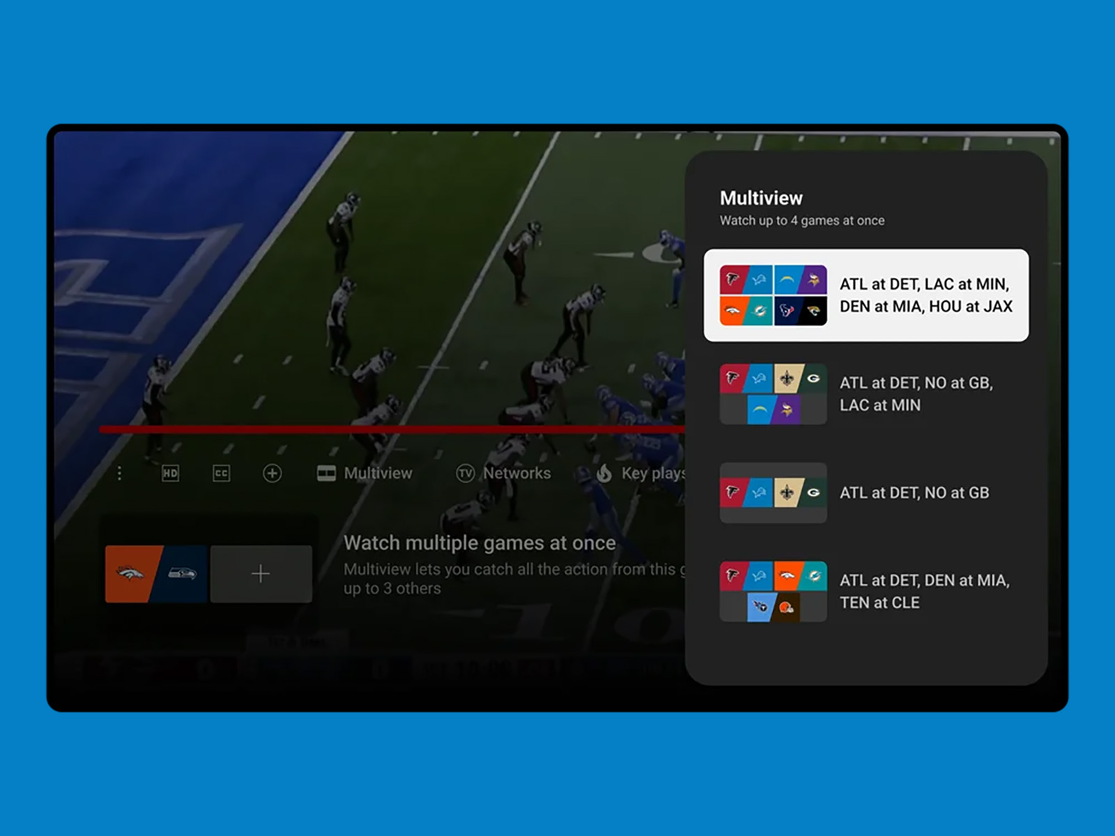 YouTubes NFL Sunday Ticket Gets 6 Sweet Features Before Kickoff