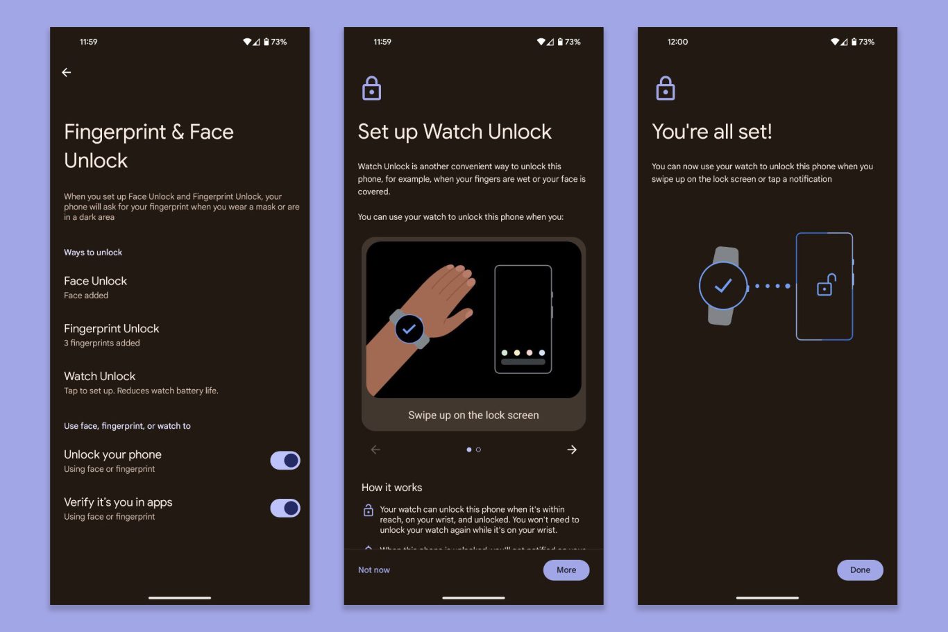 Setting Up Pixel Watch's "Watch Unlock" Is Pretty Easy