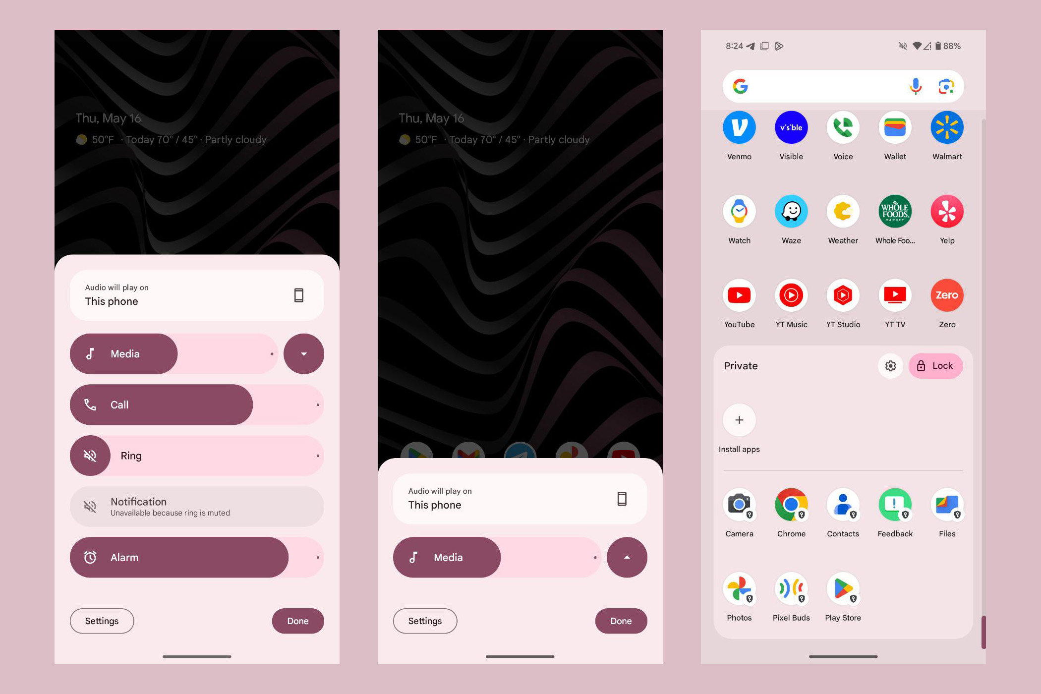 Android 15 - Volume Controls