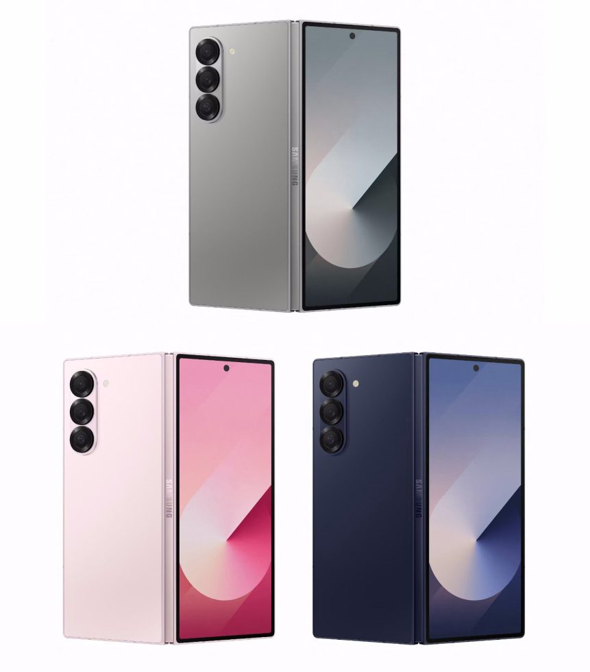 Galaxy Z Fold 6 - Official Colors