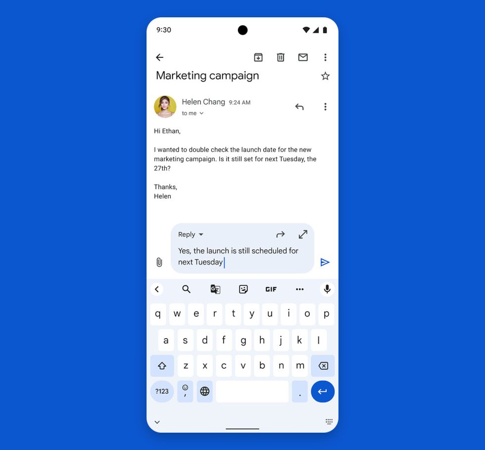 Gmail - Android New Reply