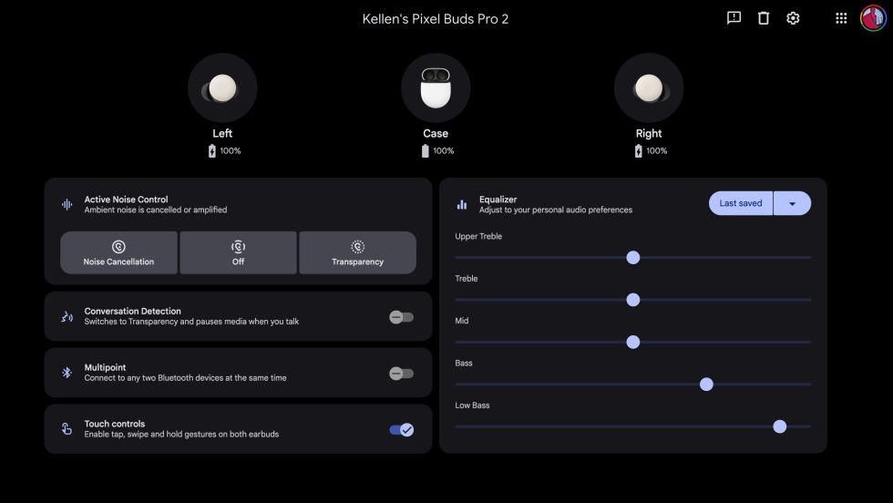 Pixel Buds Pro 2 – Settings