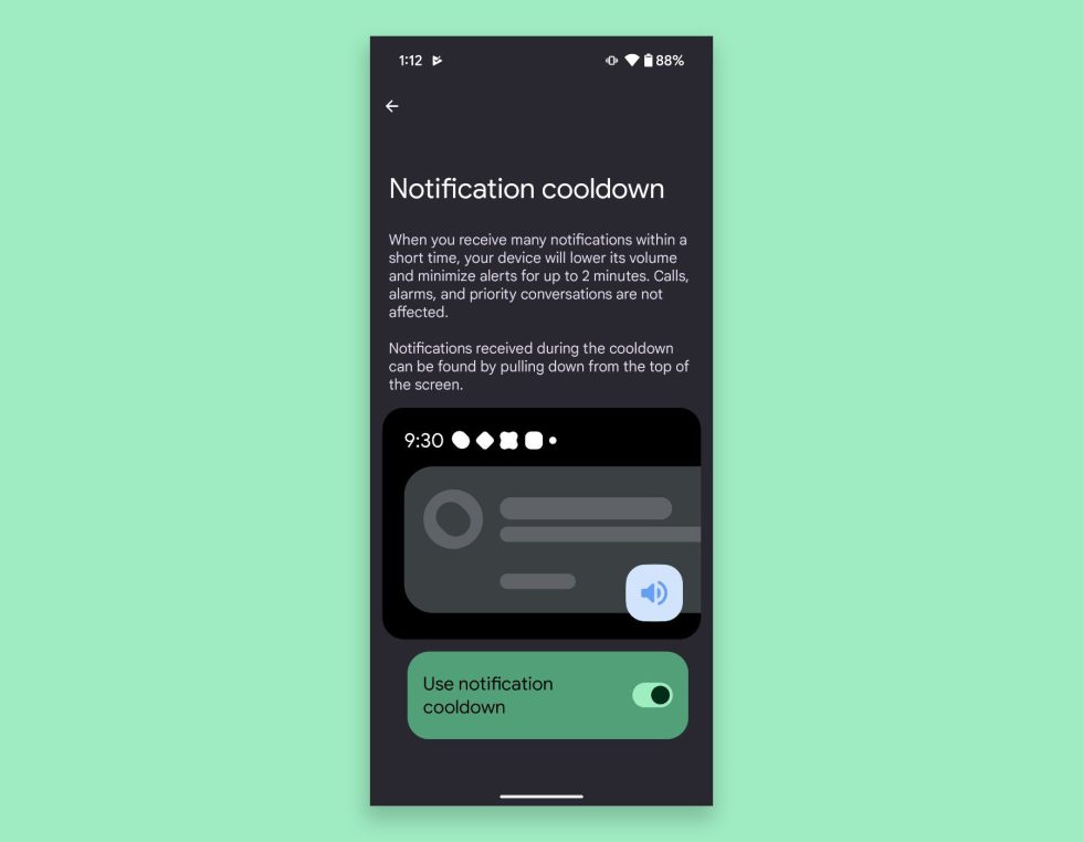 Android 16 - Notification Cooldown