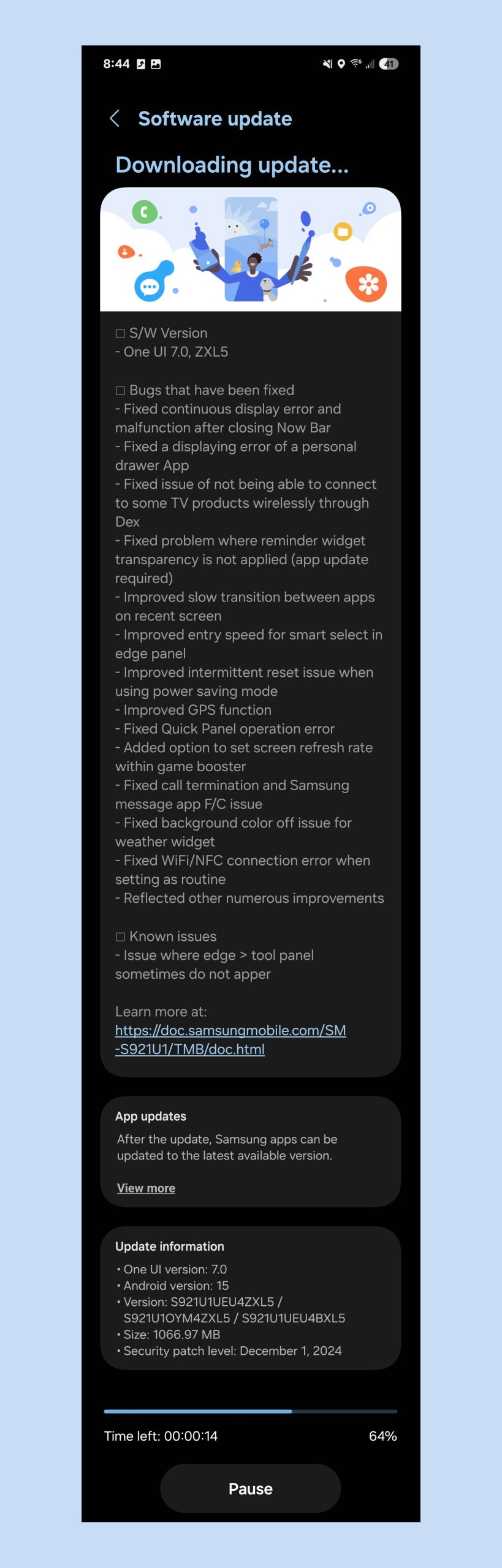 Galaxy S24 - One UI 7 Beta Update 2