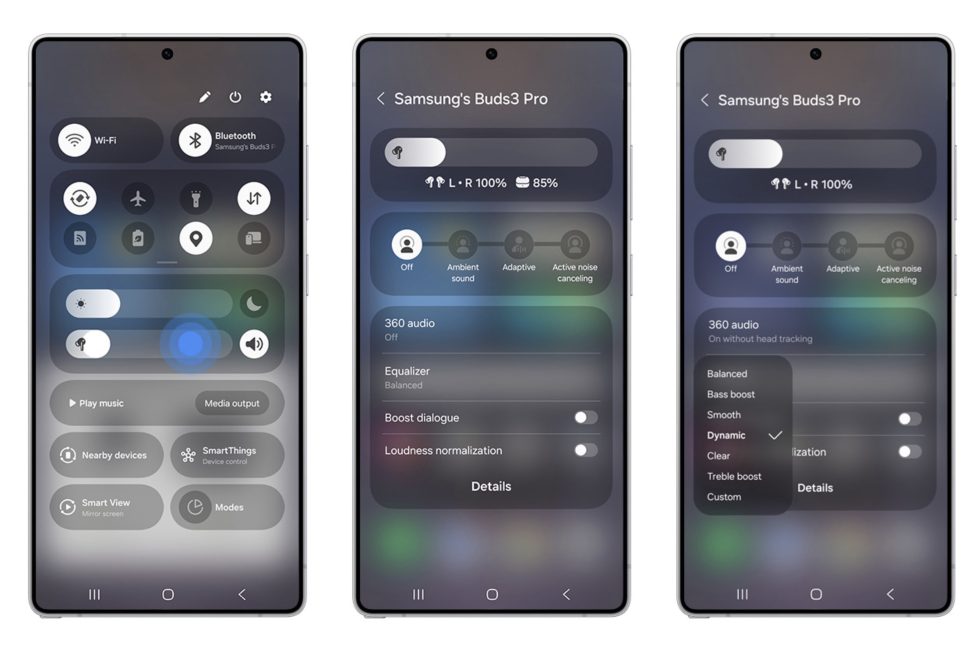 Galaxy Buds 3 - One UI 7 Settings