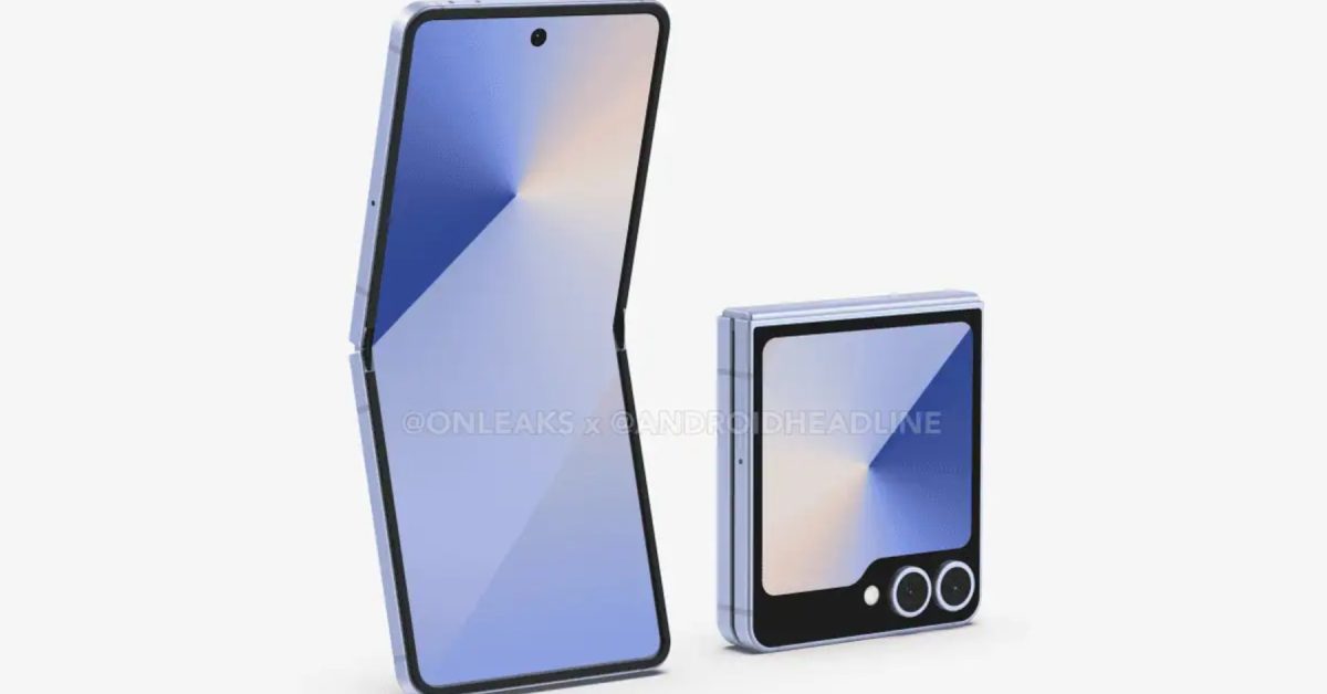 Galaxy Z Flip 7 Renders تغییرات کمی نشان می دهد